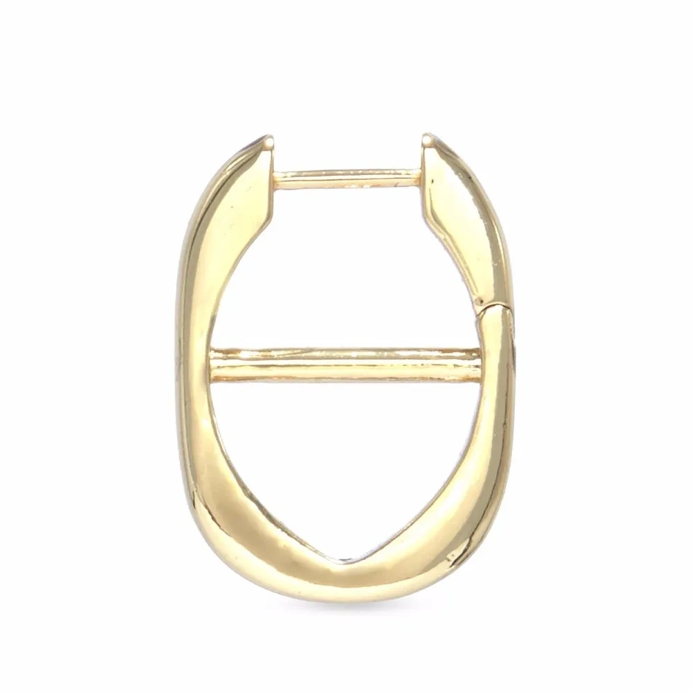 Цепочные серьги-кольца