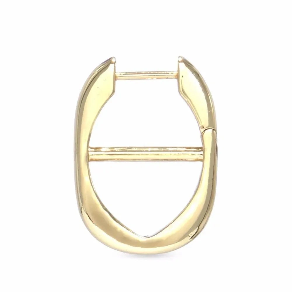 Цепочные серьги-кольца