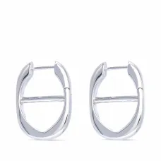 Цепочные серьги-кольца