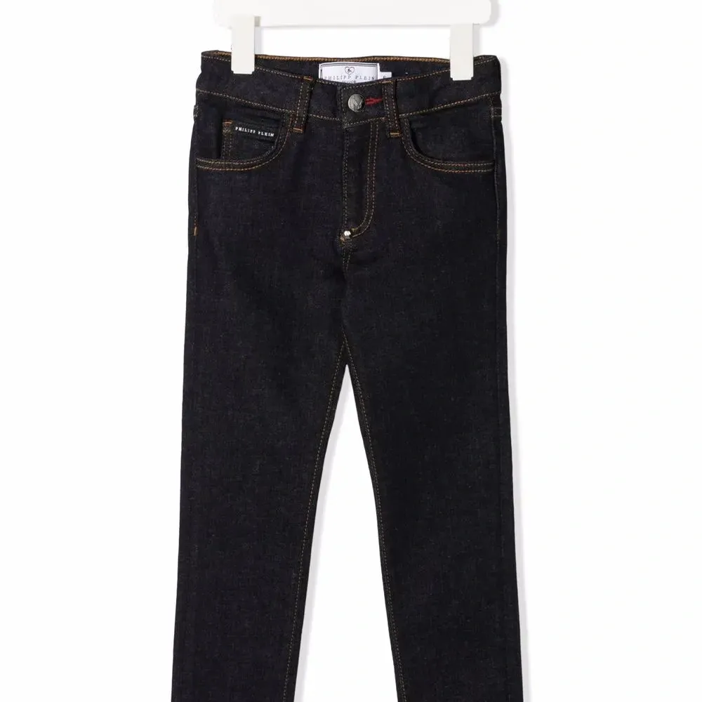 прямые джинсы средней посадки