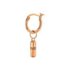 Серьга-кольцо с подвеской