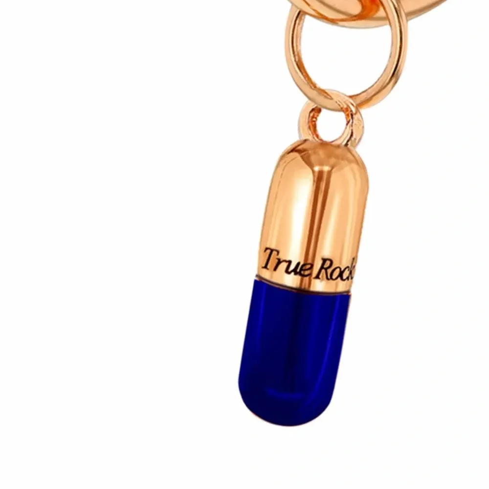 Серьга-кольцо с подвеской