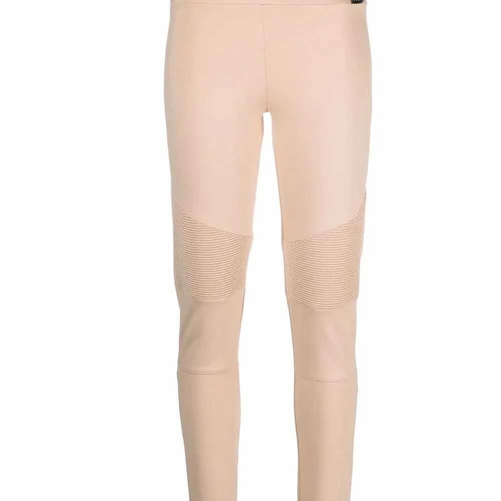 Легинсы со вставками в рубчик