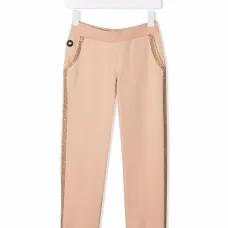 спортивные брюки с вышитым логотипом