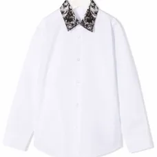 Рубашка New Baroque с контрастным воротником