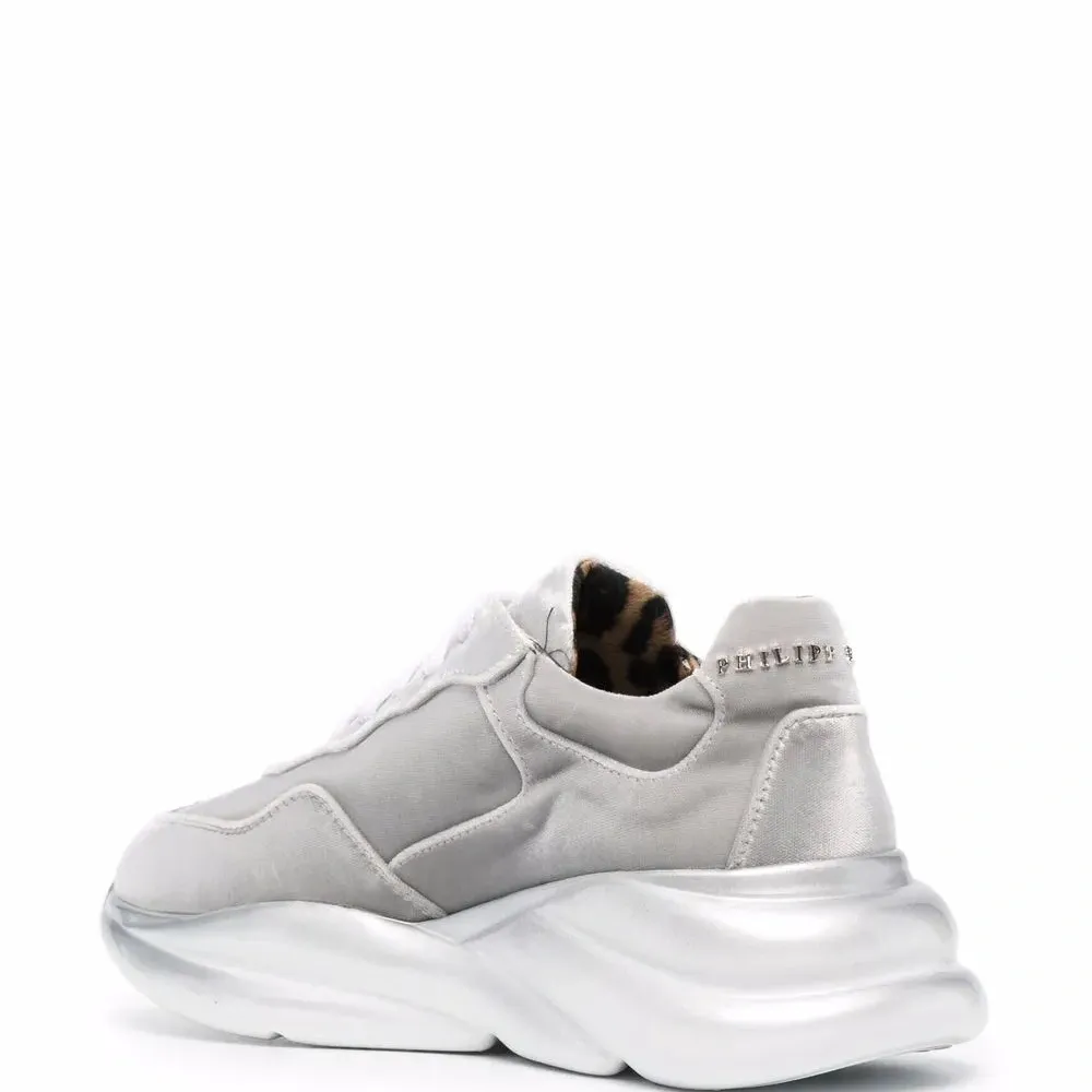 Кроссовки Velvet Runner с эффектом металлик