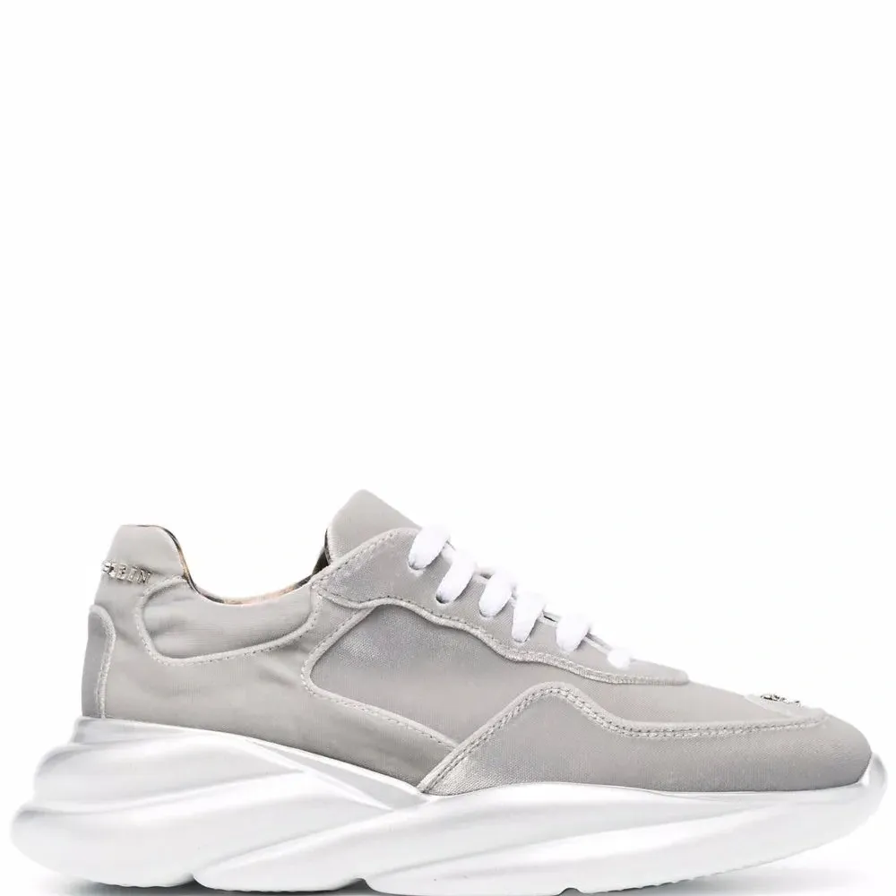 Кроссовки Velvet Runner с эффектом металлик