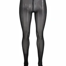 Колготки в полоску с логотипом