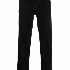 укороченные джинсы средней посадки