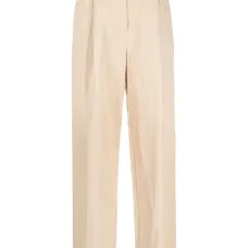 Прямые брюки с поясом