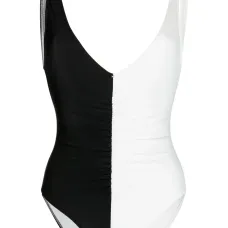 купальник в стиле колор-блок