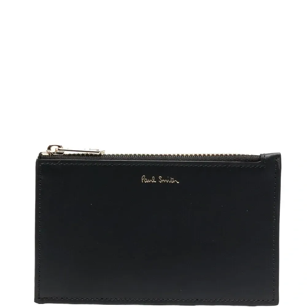 Картхолдер на молнии со вставкой в полоску Картхолдер на молнии со вставкой в полоску