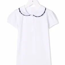 рубашка поло с контрастной отделкой