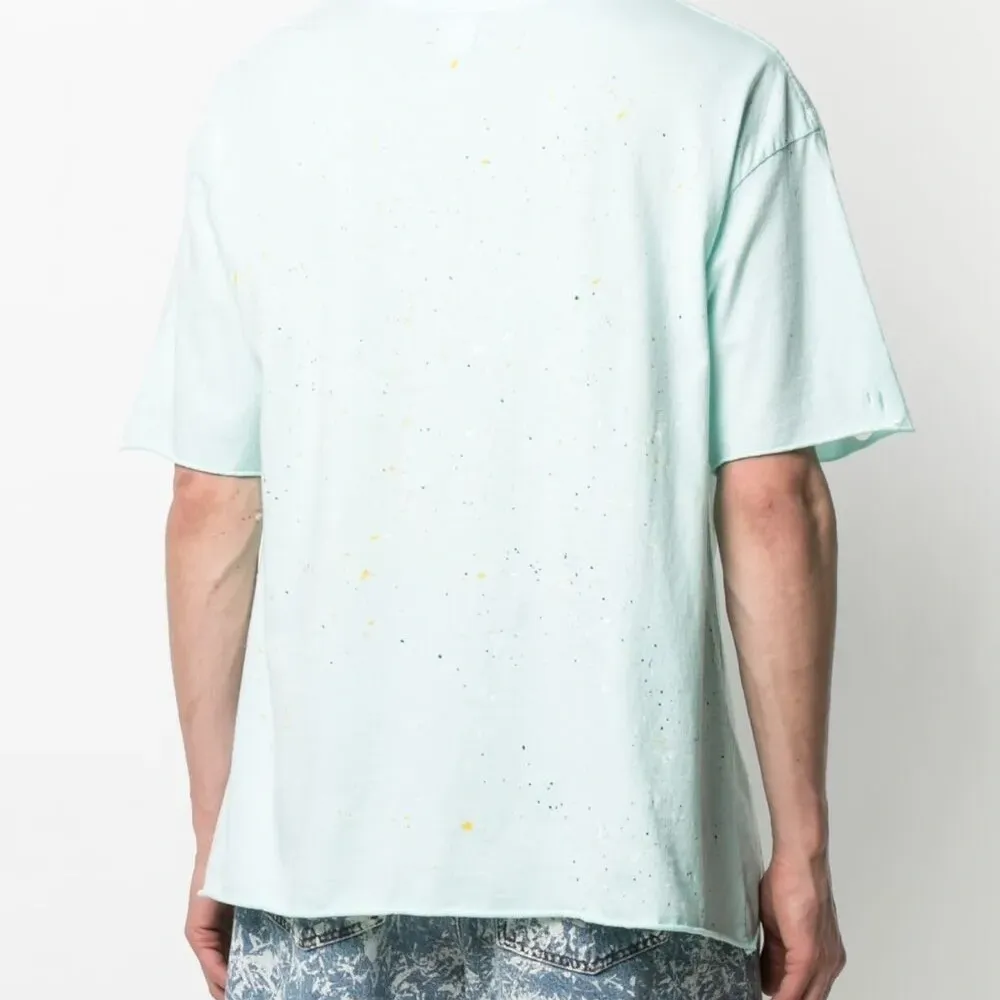 Футболка с принтом и логотипом