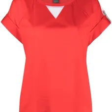 Футболка с контрастным принтом