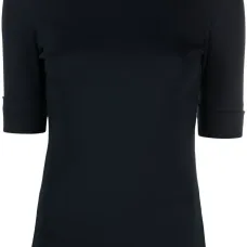 Приталенный топ с вырезом-лодочкой Приталенный топ с вырезом-лодочкой