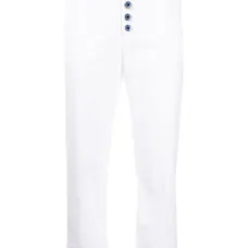 Брюки прямого кроя на пуговицах Брюки прямого кроя на пуговицах