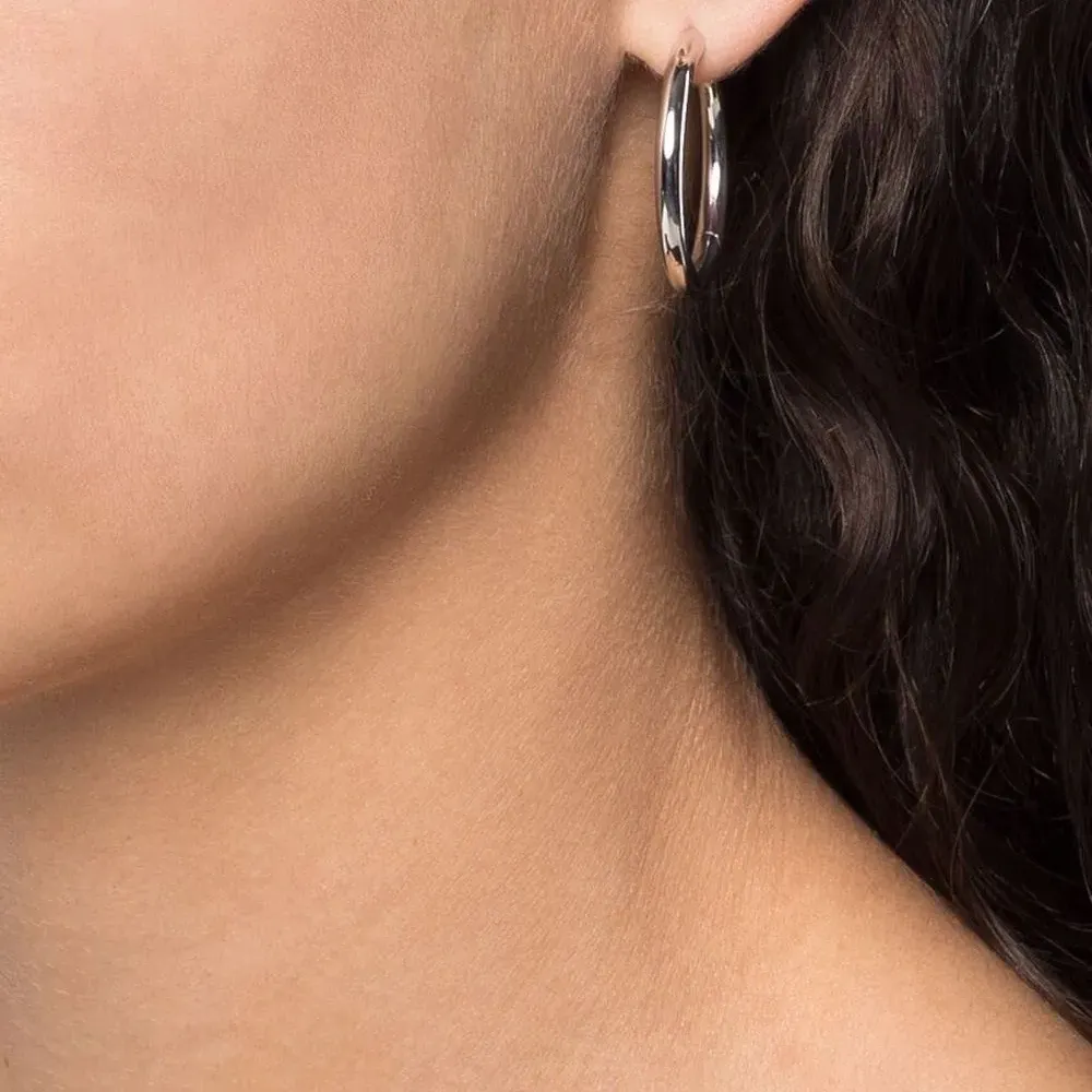 Массивные серьги-кольца