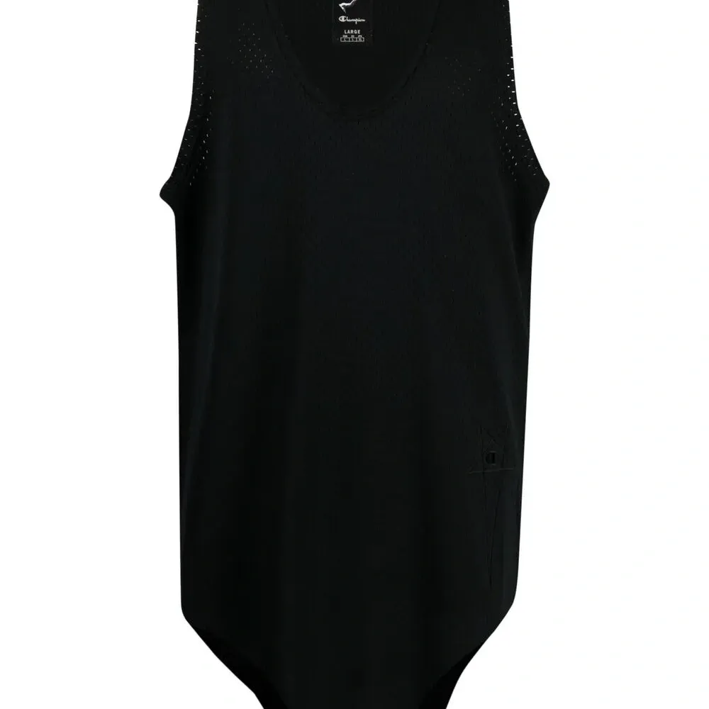 Сетчатый топ без рукавов