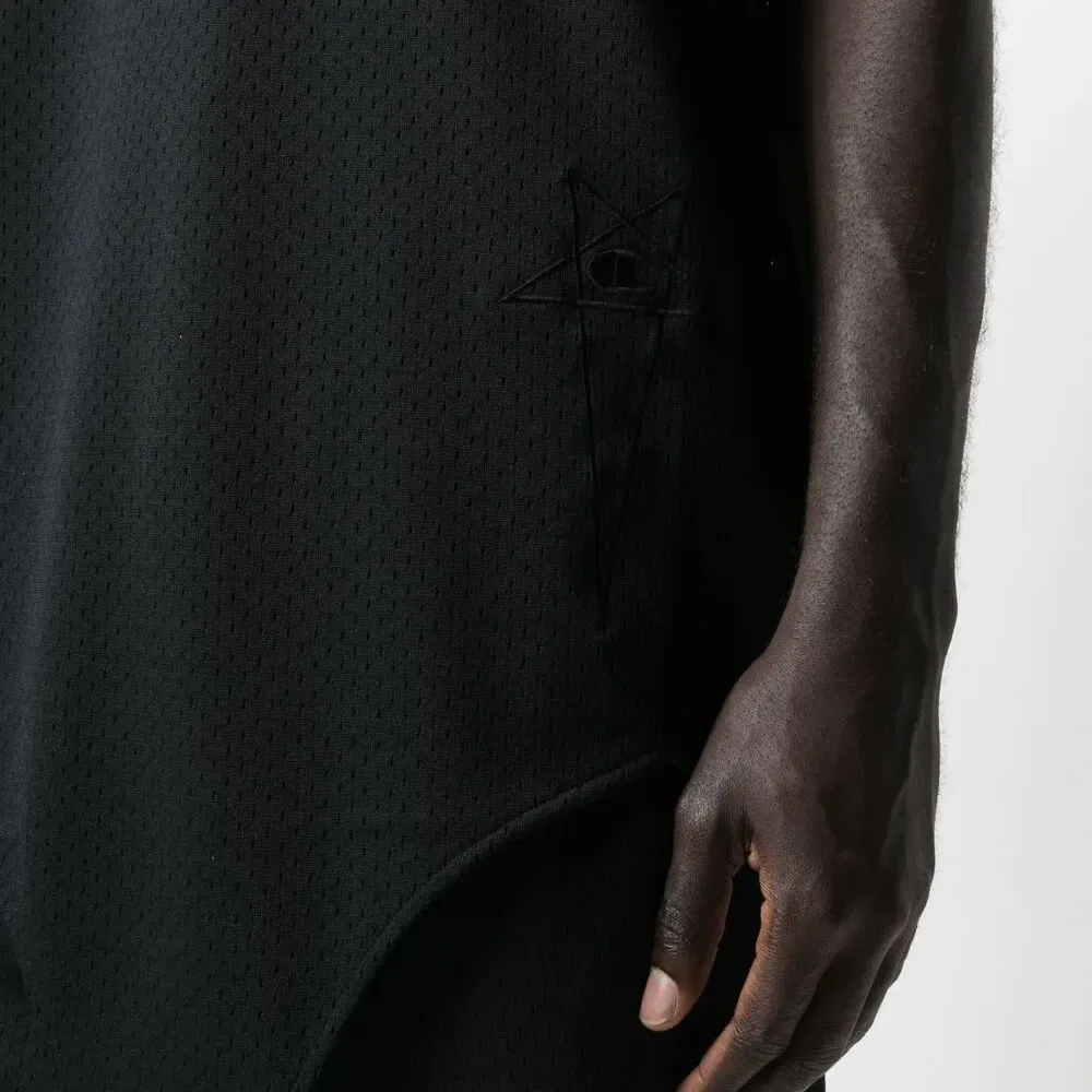 Сетчатый топ без рукавов