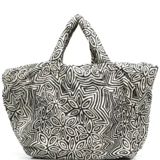 сумка-тоут Pouffy с цветочным принтом