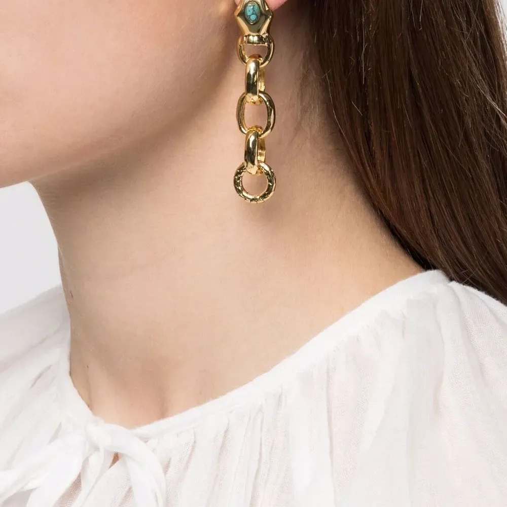 Серьги-подвески Tao