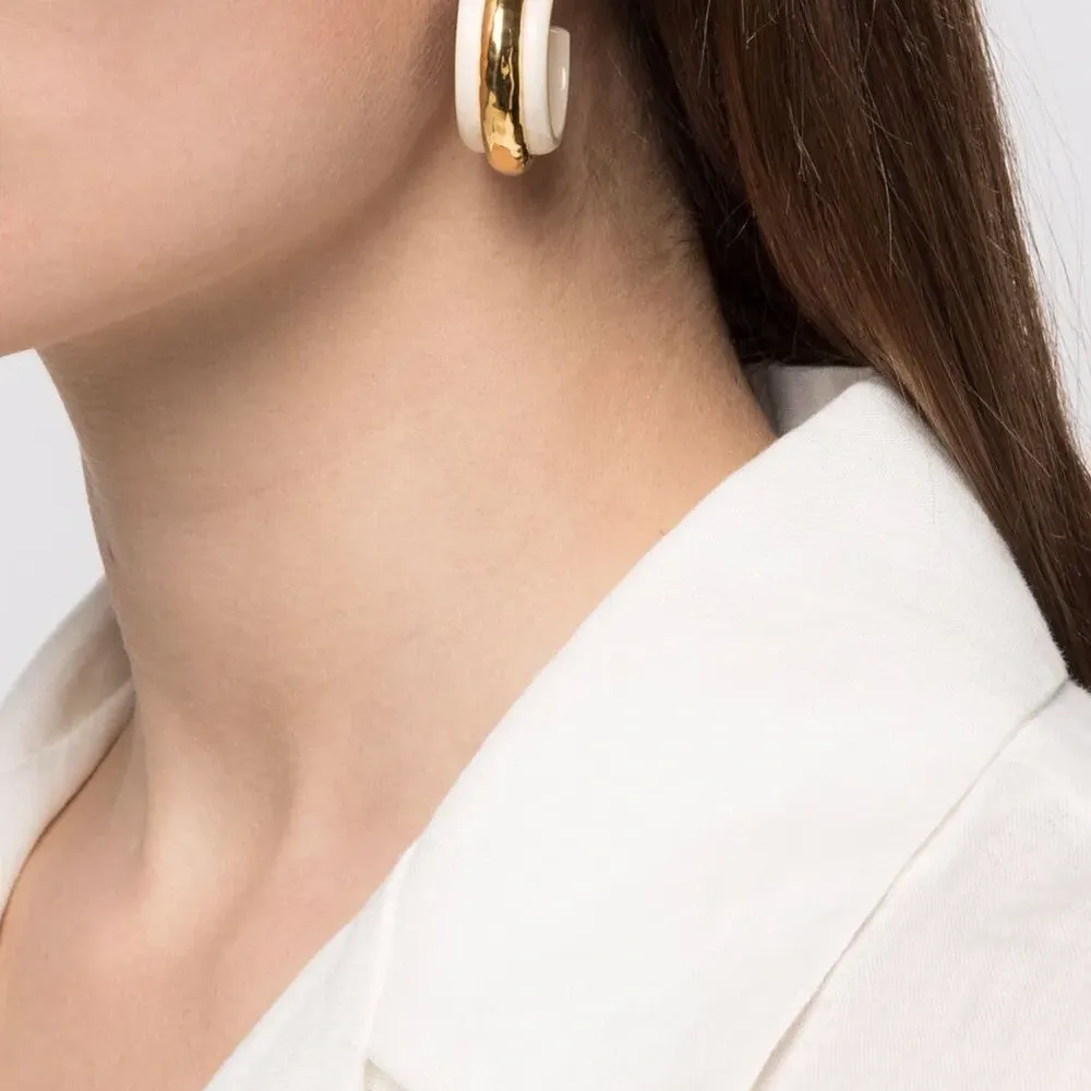 Серьги-кольца Nazca