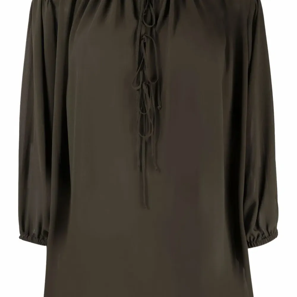 блузка Begonia со шнуровкой