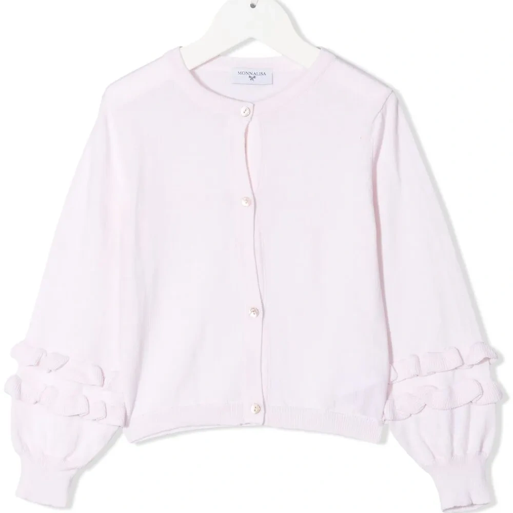 кардиган с оборками