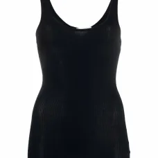 Топ без рукавов с U-образным вырезом