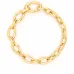Позолоченный цепочный браслет