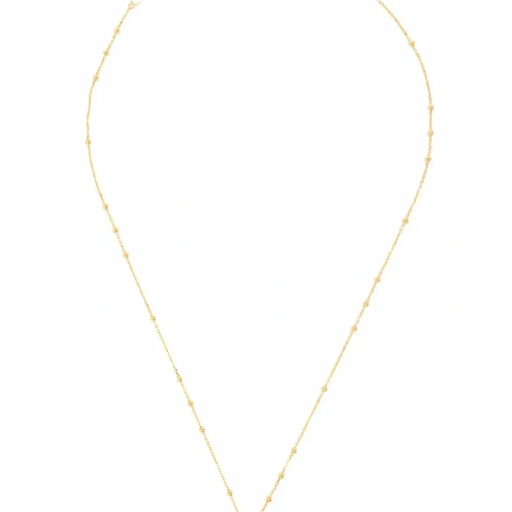 Колье Lena из позолоченного серебра с подвеской