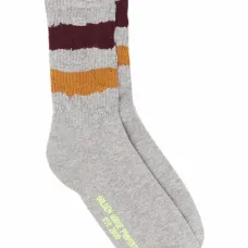 Носки с отделкой в полоску