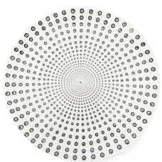 Большая тарелка с принтом