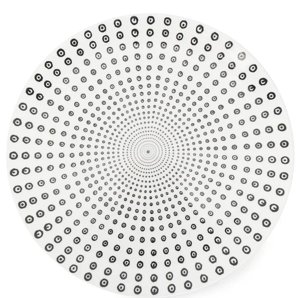 Большая тарелка с принтом