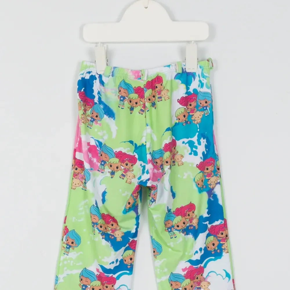 брюки с принтом