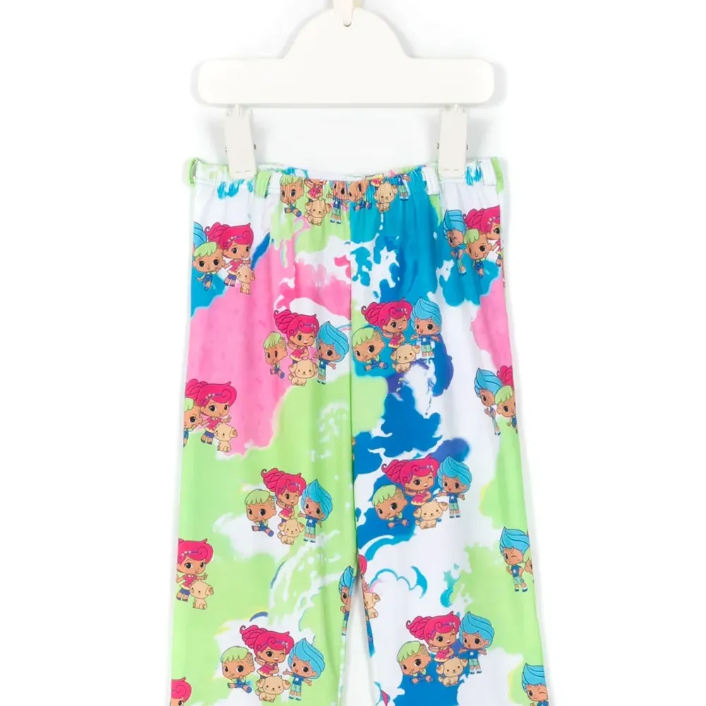 брюки с принтом