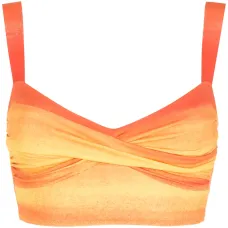 Укороченный топ с эффектом омбре