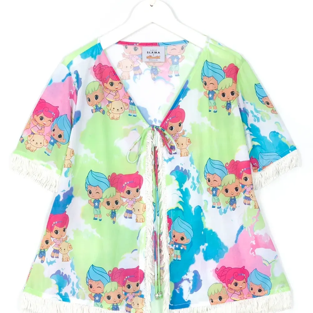 платье Kimono с бахромой