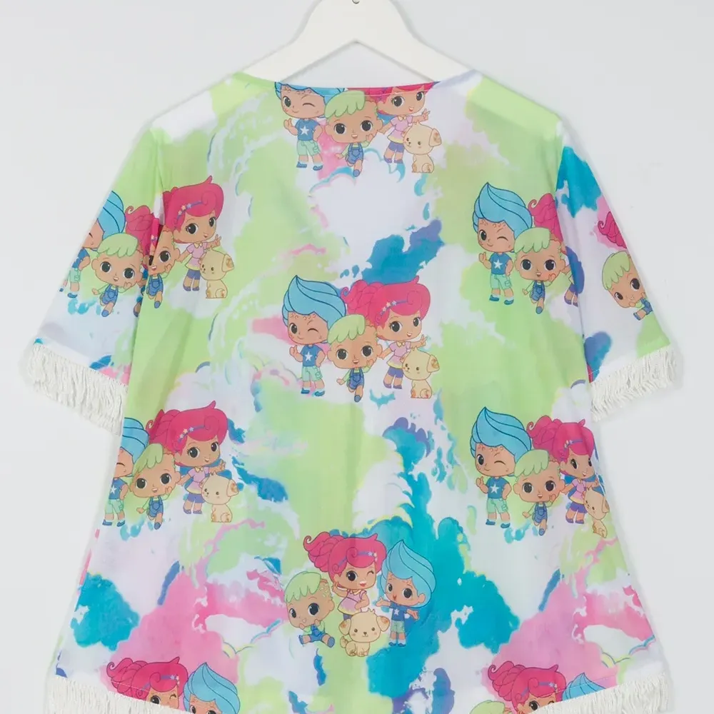 платье Kimono с бахромой