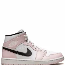 Кроссовки Air Jordan 1 Mid Barely Rose Кроссовки Air Jordan 1 Mid Barely Rose