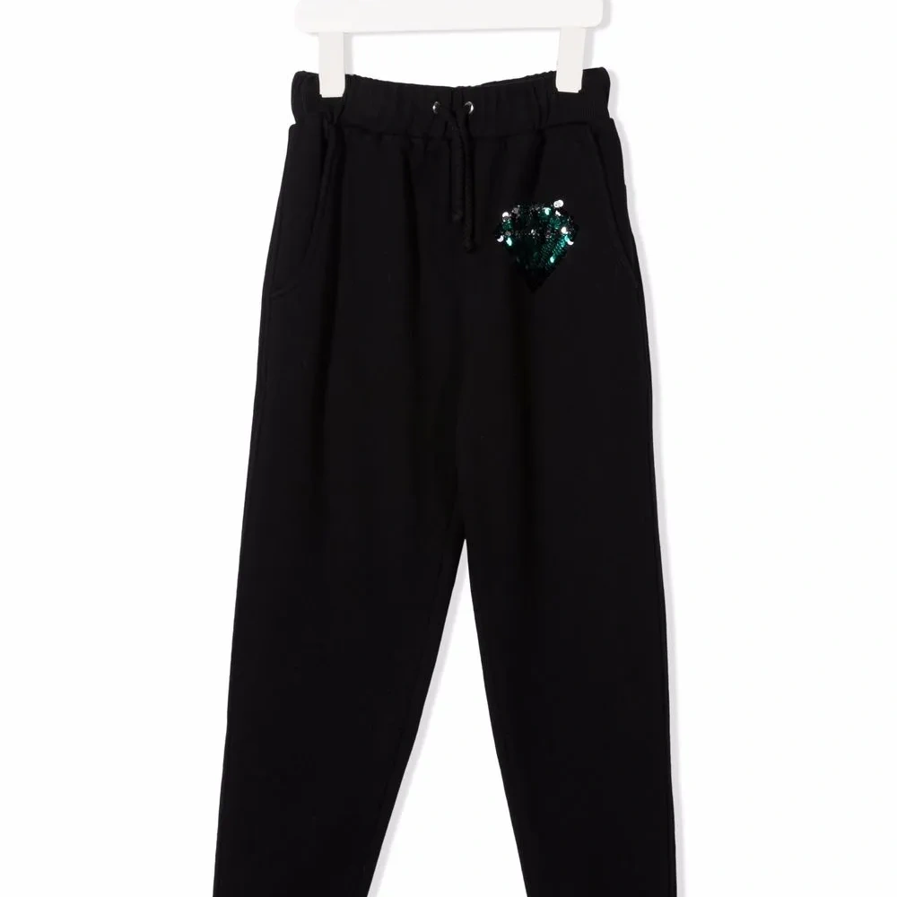 спортивные брюки с пайетками