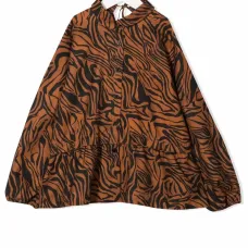 рубашка с анималистичным принтом