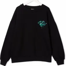 толстовка из органического хлопка с пайетками