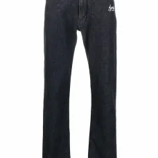 Прямые джинсы с логотипом