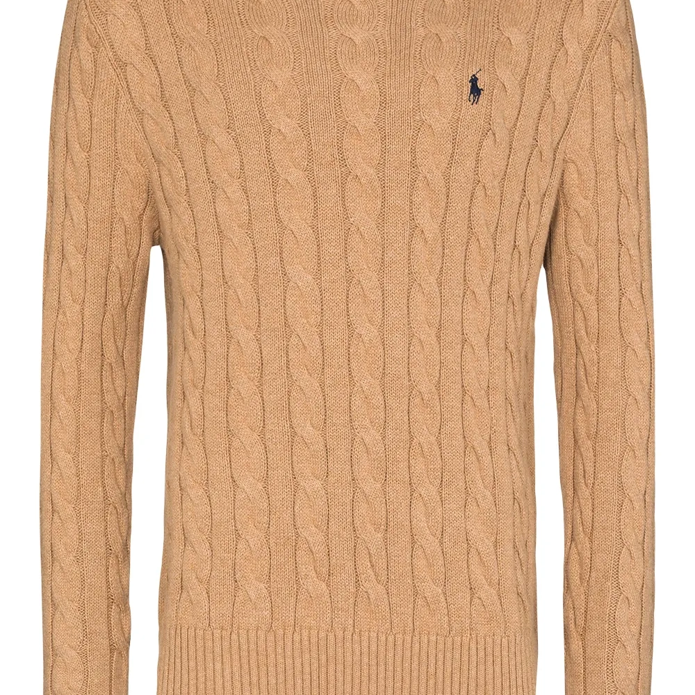 Вязаный джемпер с вышитым логотипом