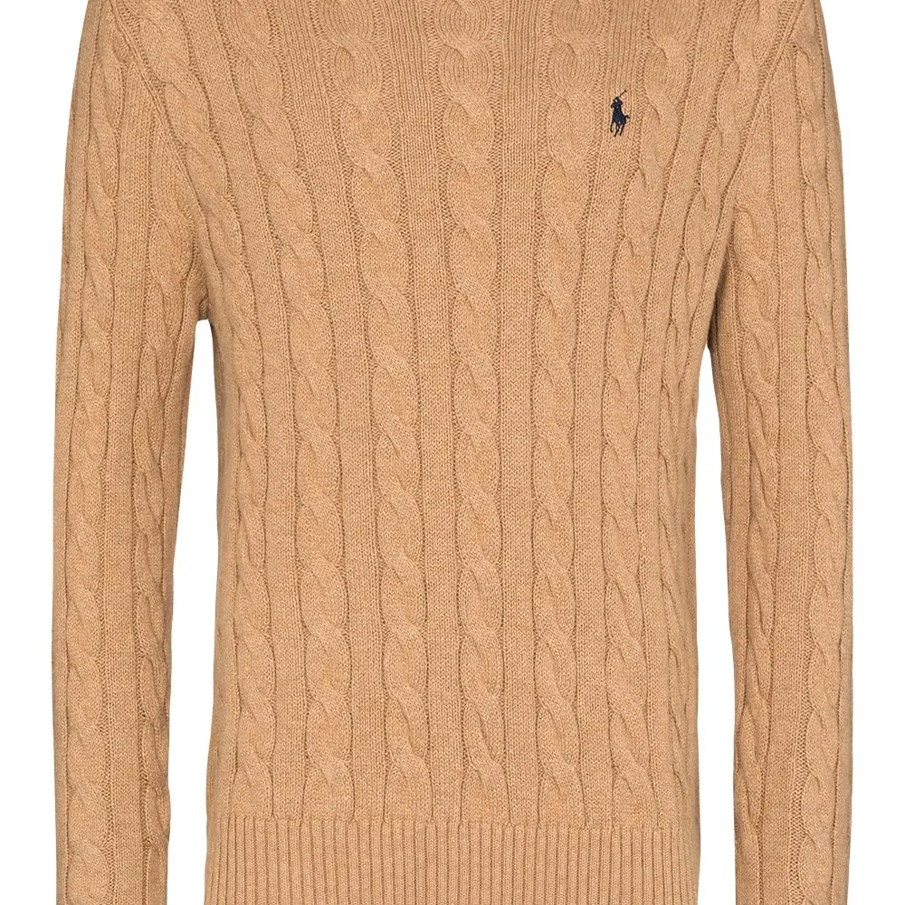 Вязаный джемпер с вышитым логотипом