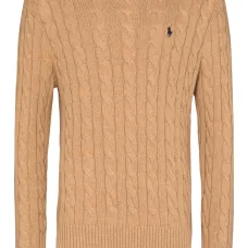 Вязаный джемпер с вышитым логотипом