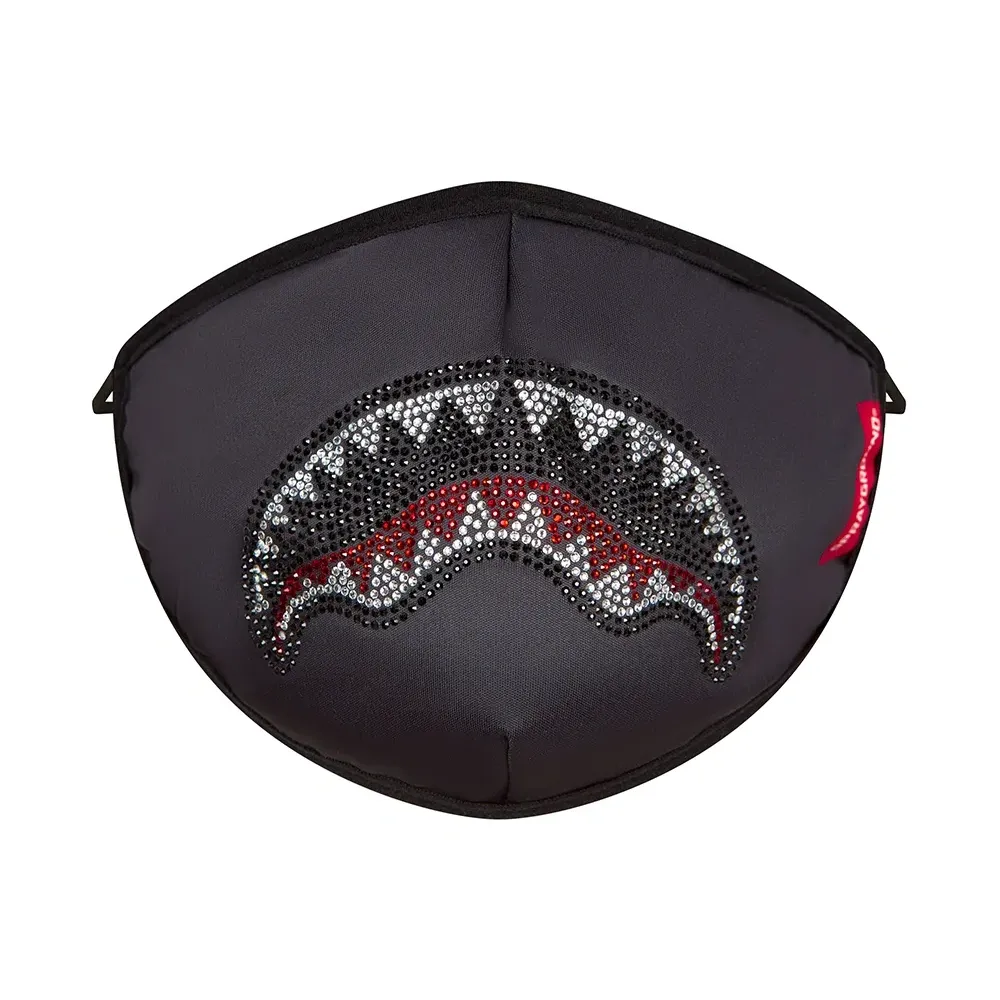 Маска с графичным принтом и кристаллами