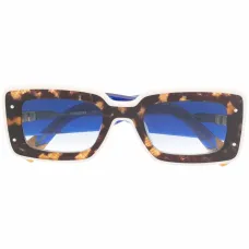 Солнцезащитные очки в прямоугольной оправе черепаховой расцветки Солнцезащитные очки в прямоугольной оправе черепаховой расцветки